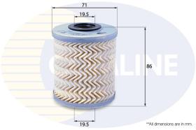 COMLINE EFF211 - FILTRO COMBUSTIBLE