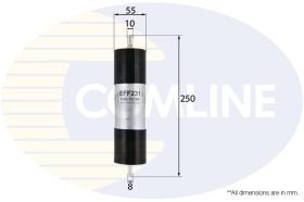 COMLINE EFF231 - FILTRO COMBUSTIBLE