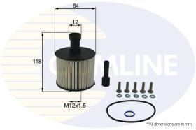 COMLINE EFF305D - FILTRO COMBUSTIBLE