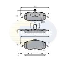 COMLINE CBP0514 - PASTILLAS FRENO