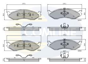 COMLINE CBP0845 - PASTILLAS FRENO