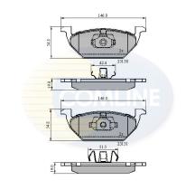 COMLINE CBP0889 - PASTILLAS FRENO