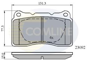 COMLINE CBP0895 - PASTILLAS FRENO