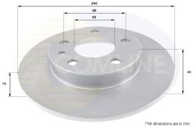 COMLINE ADC1813 - DISCO ALFA ROMEO GTV 95->,SPIDER 98