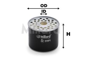 MILLARD MF1191 - MILLARD FUEL FILTER