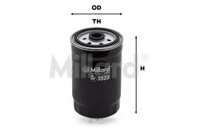 MILLARD MF3522 - MILLARD FUEL FILTER