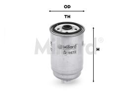  MF9472 - MILLARD FUEL FILTER