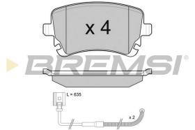  BP3087 - B. PADS VOLKSWAGEN PHAETON