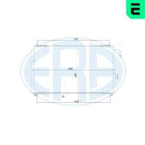 ERA 667204 - CONDENSADOR,AIRE ACONDICIONADO