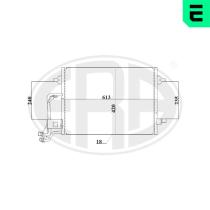 ERA 667213 - CONDENSADOR,AIRE ACONDICIONADO