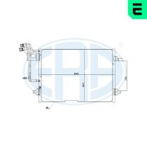 ERA 667216 - CONDENSADOR,AIRE ACONDICIONADO