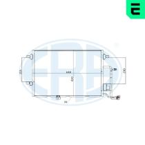 ERA 667217 - CONDENSADOR,AIRE ACONDICIONADO