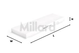 MILLARD MC31515 - MILLARD CABIN FILTER