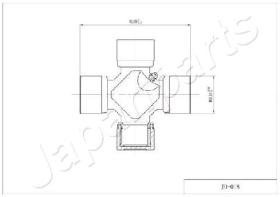 JAPANPARTS JO018 - JAPAN CRUCETA TRANSMISION