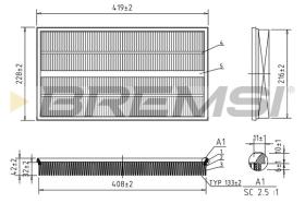  FA1245 - FILTRI ARIA - AIR FILTER