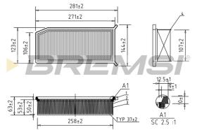  FA0208 - FILTRI ARIA - AIR FILTER