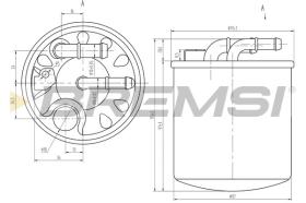  FE0384 - FILTRO CARBURANTE - FUEL FILTER