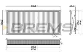  FA0112 - AIR FILTER MERCEDES-BENZ