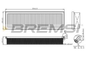  FA0121 - AIR FILTER PEUGEOT, CITROEN