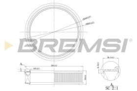  FA0126 - AIR FILTER FIAT, LANCIA, ZASTAVA