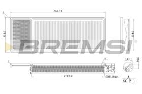  FA0202 - AIR FILTER FIAT, FORD, OPEL, PEUGEOT