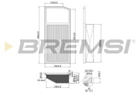  FA0206 - AIR FILTER FIAT, OPEL, PEUGEOT