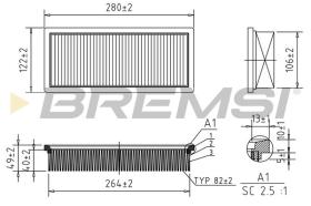  FA0219 - AIR FILTER FIAT, LANCIA, ZASTAVA