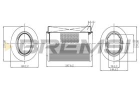  FA0526 - AIR FILTER ALFA ROMEO