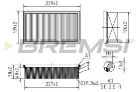  FA0528 - AIR FILTER RENAULT