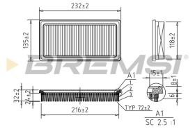  FA0530 - AIR FILTER NISSAN