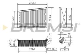  FA0535 - AIR FILTER RENAULT, NISSAN