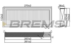  FA0560 - AIR FILTER SMART