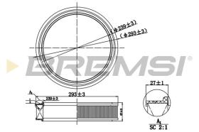  FA0564 - AIR FILTER FIAT