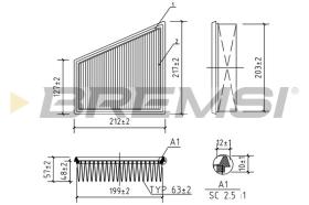  FA0567 - AIR FILTER VW, SEAT, SKODA