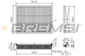  FA0579 - AIR FILTER FIAT, OPEL