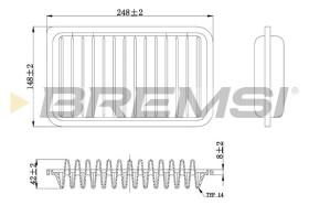  FA0602 - AIR FILTER OPEL, SUZUKI