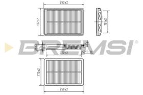  FA0605 - AIR FILTER RENAULT, NISSAN