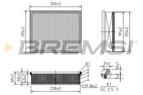  FA0606 - AIR FILTER TOYOTA