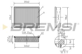  FA0628 - AIR FILTER BMW, OPEL, VW, AUDI, SKODA