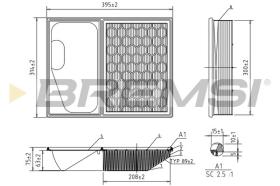  FA0642 - AIR FILTER IVECO