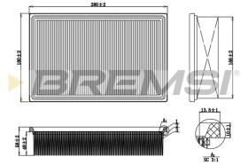  FA0648 - AIR FILTER FORD