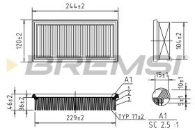  FA1030 - AIR FILTER OPEL, SUZUKI