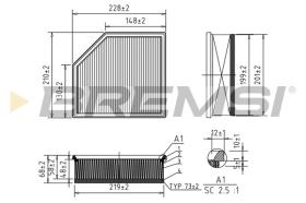  FA1035 - AIR FILTER VOLVO