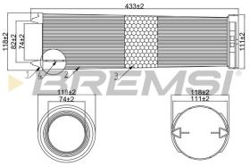  FA1055 - AIR FILTER MERCEDES-BENZ