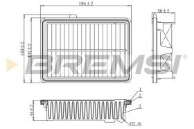  FA1079 - AIR FILTER HONDA