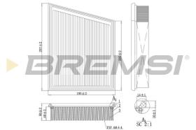  FA1107 - AIR FILTER JAGUAR, LAND ROVER