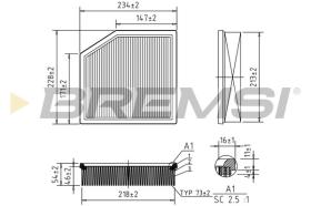  FA1128 - AIR FILTER TOYOTA, LEXUS