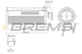  FA1140 - AIR FILTER VW, AUDI, SEAT