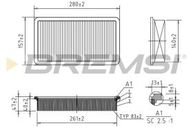  FA1152 - AIR FILTER FIAT