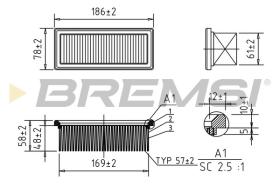  FA1155 - AIR FILTER RENAULT, NISSAN